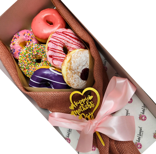 Mother's Day Premium 6 Pack XL Donut Bouquet