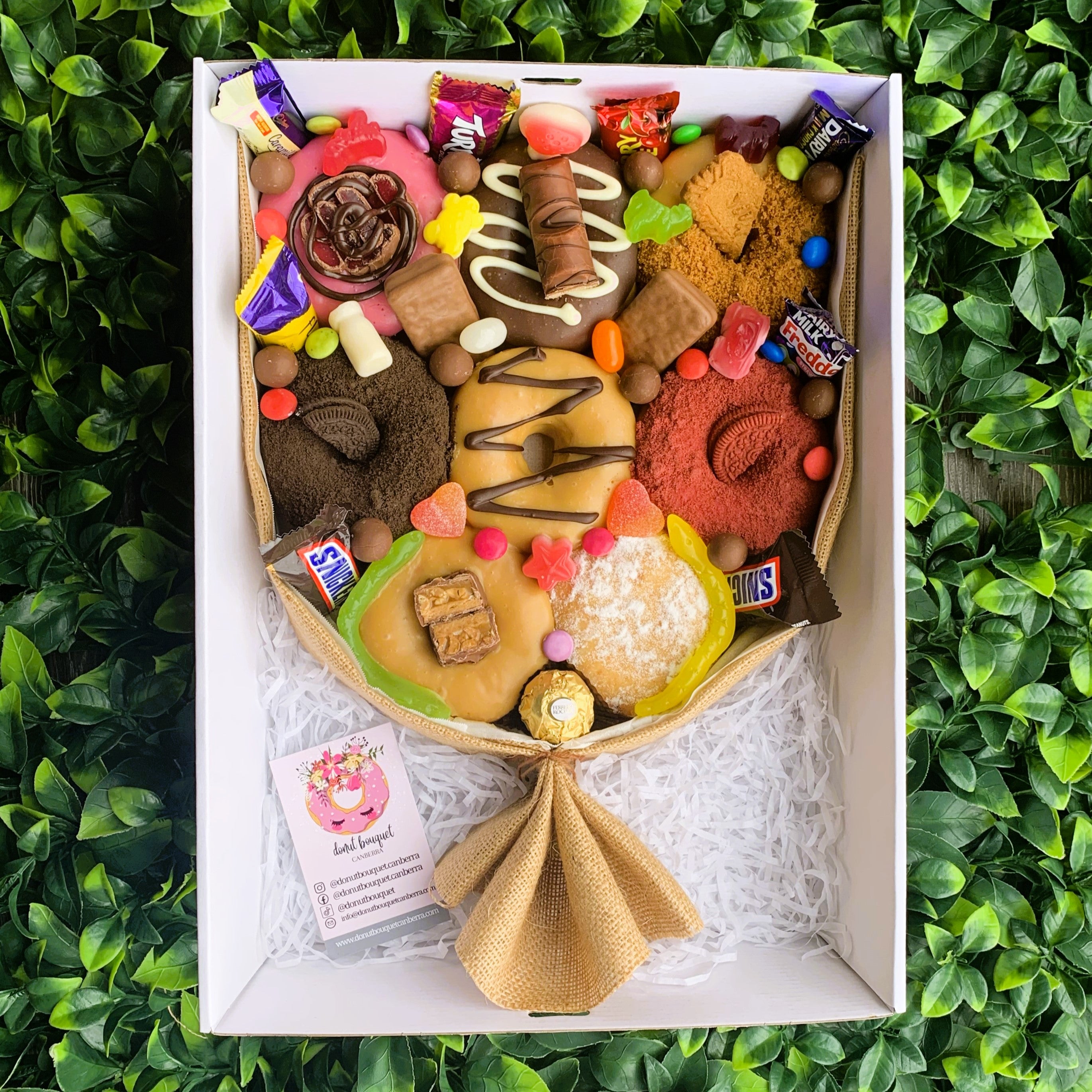 Classic Donut Bouquet Gift Box Donut Delivery Canberra Donut Box