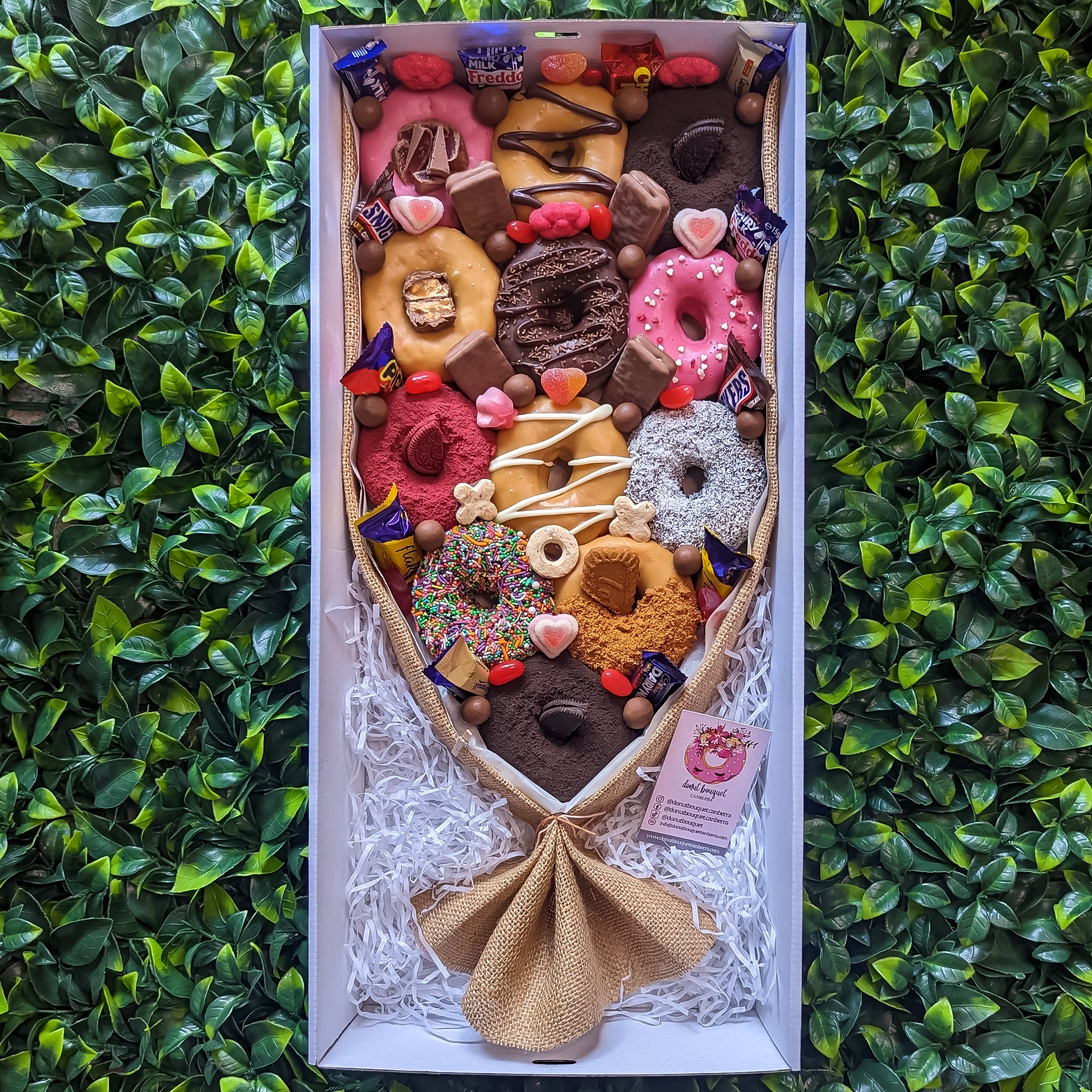 Classic Donut Bouquet Gift Box Donut Delivery Canberra Donut Box Gift Delivery Large