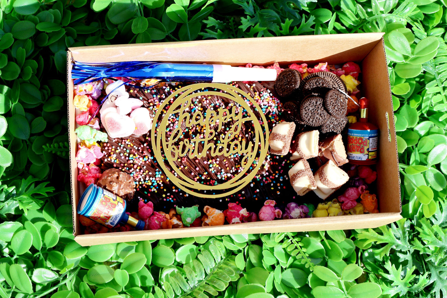 Birthday Brownie Block Gift Box