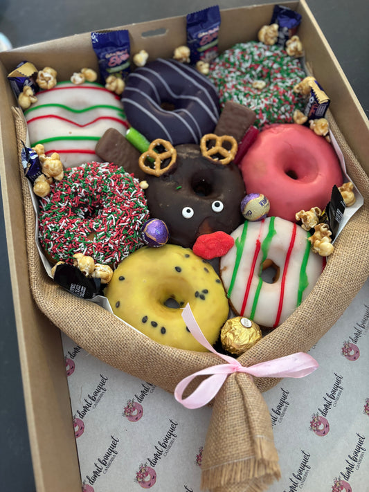 Christmas Gift Donut Bouquet