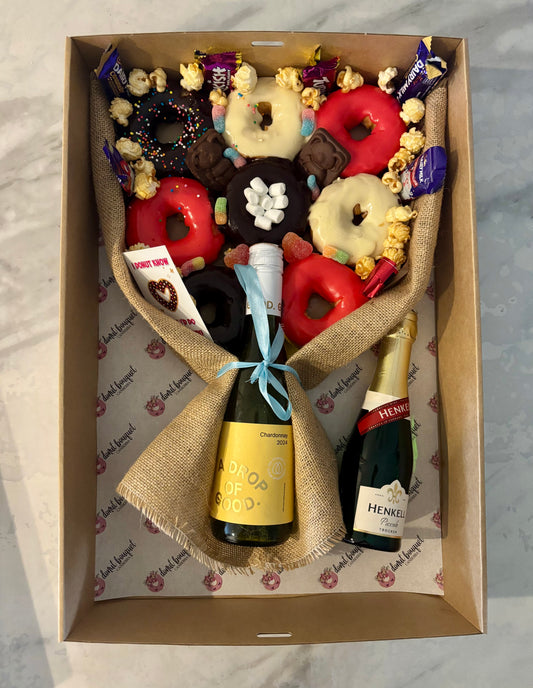 Gluten Free Wine Down Donut Bouquet