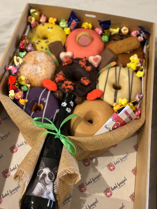 Wine Down Donut Bouquet
