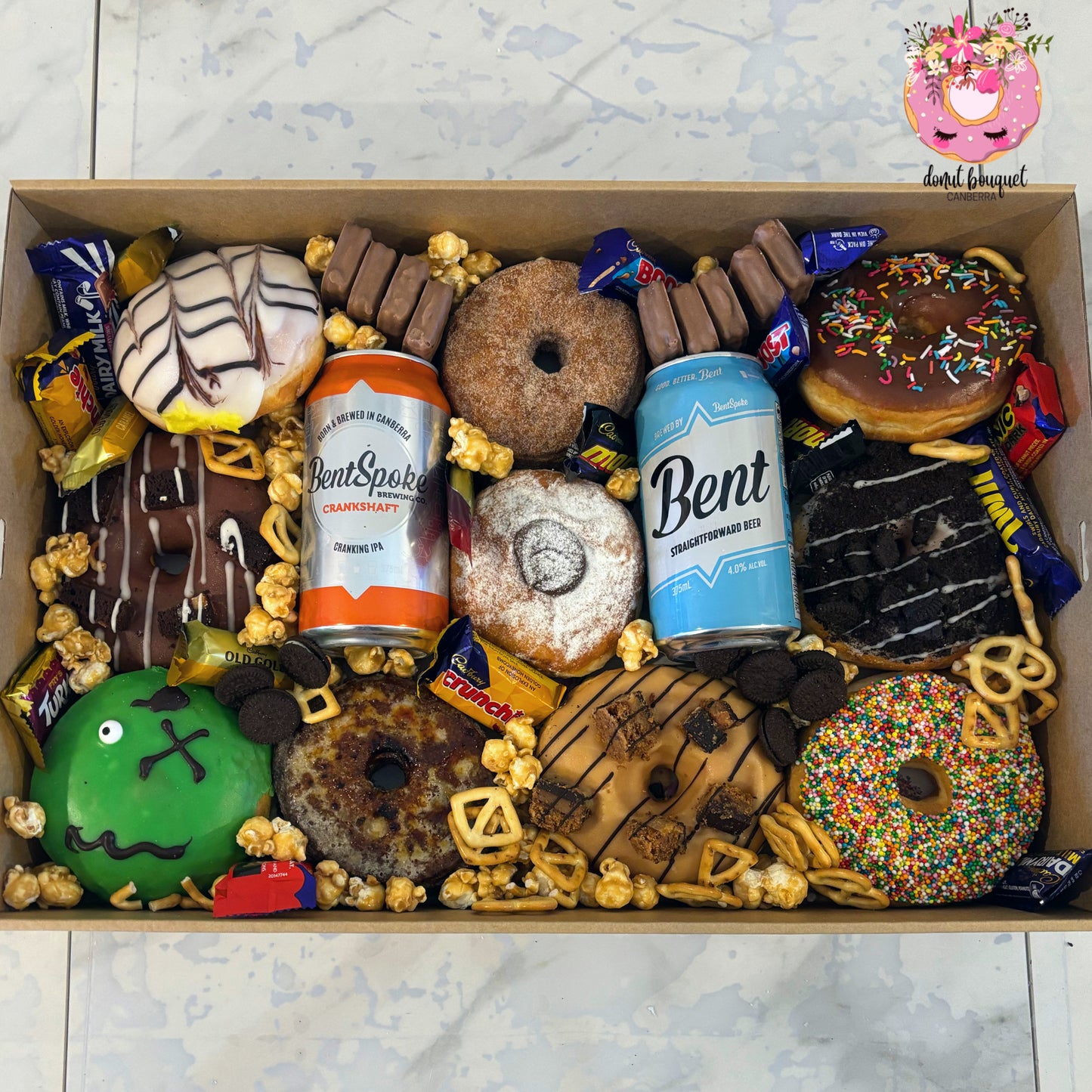 Beer and Donut Box