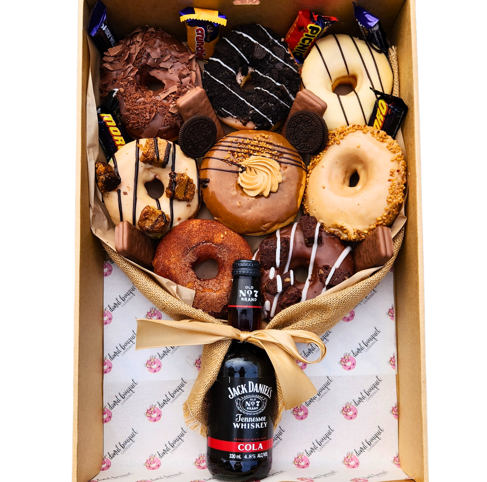 Same Day Delivery Canberra Anniversary Gift Box For Him Donut Delivery Canberra Donut Box