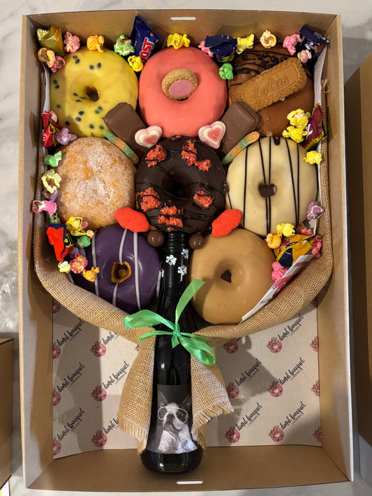 Wine Down Donut Bouquet