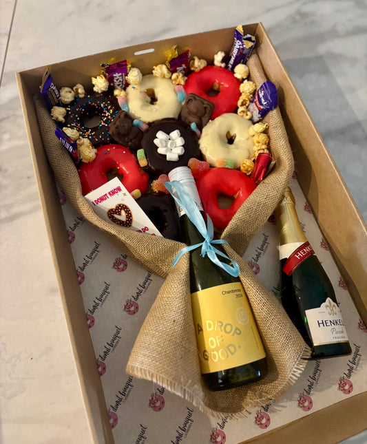Gluten Free Wine Down Donut Bouquet