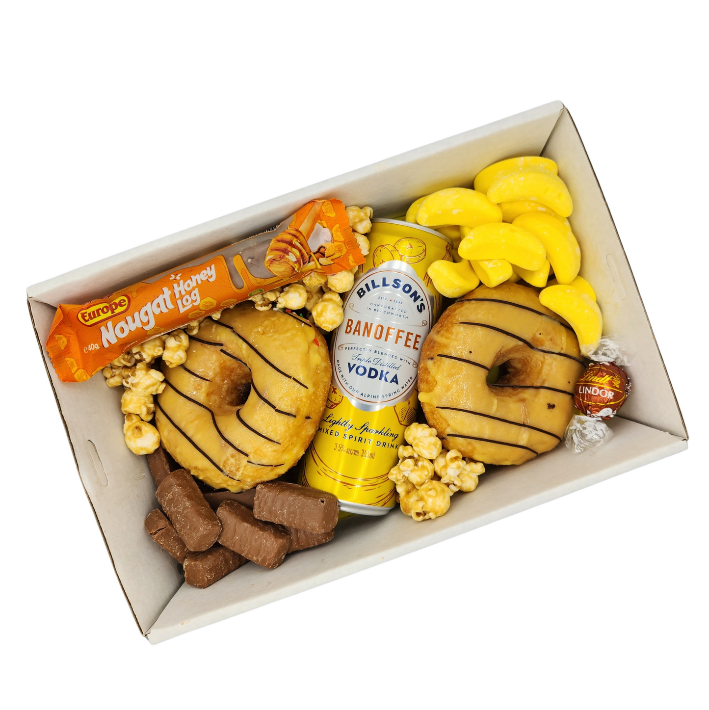 Banoffee Pie Vodka Donut Box