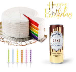 Birthday Cake and Vodka Box