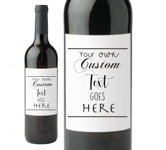 Custom Label Wine 770ml
