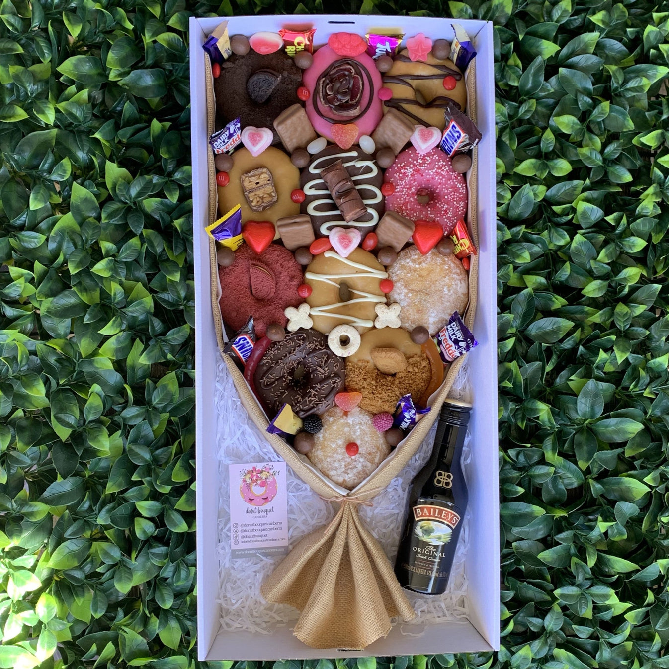 Same Day Delivery Canberra Anniversary Gift Box For Him Donut