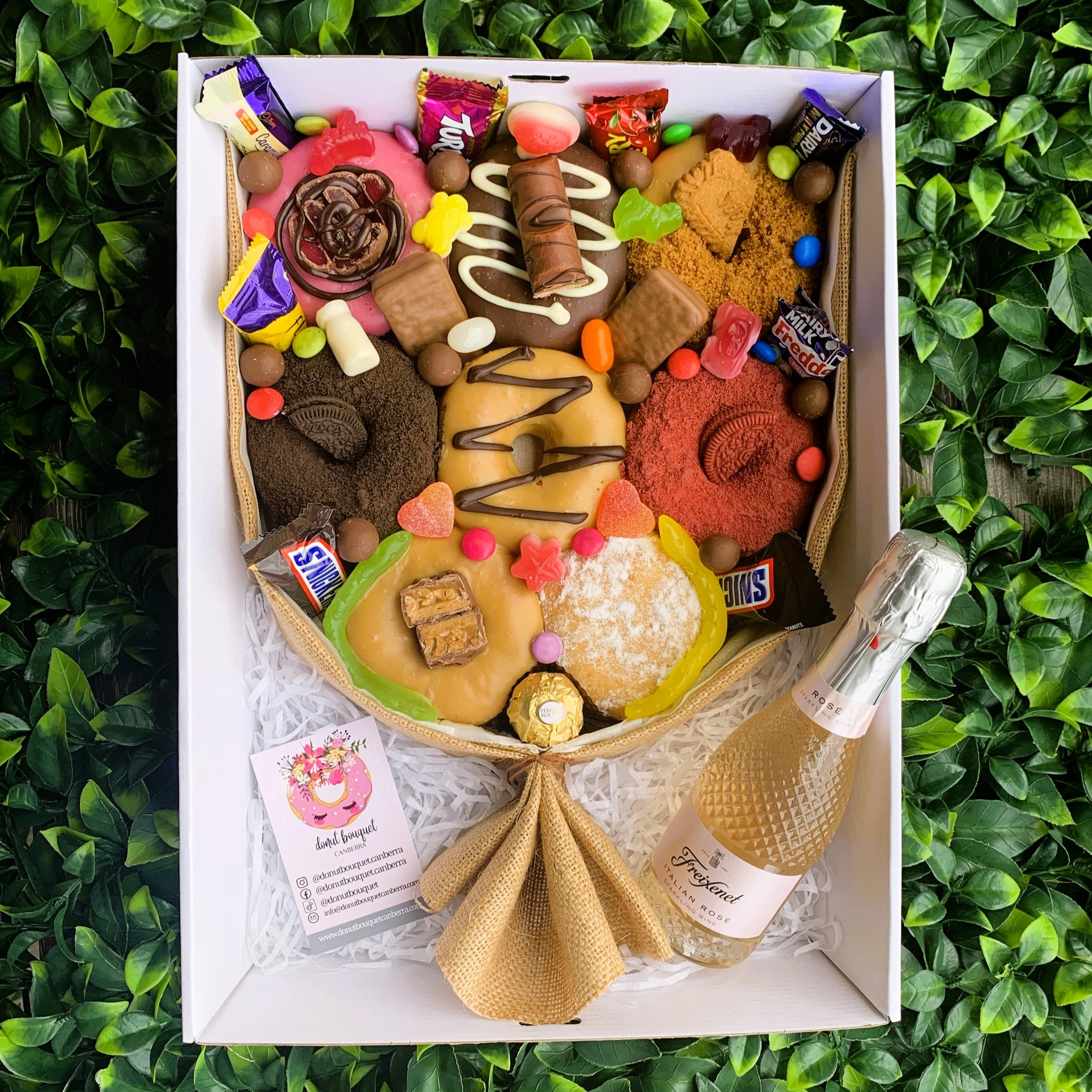 Classic Donut Bouquet Gift Box Donut Delivery Canberra Donut Box