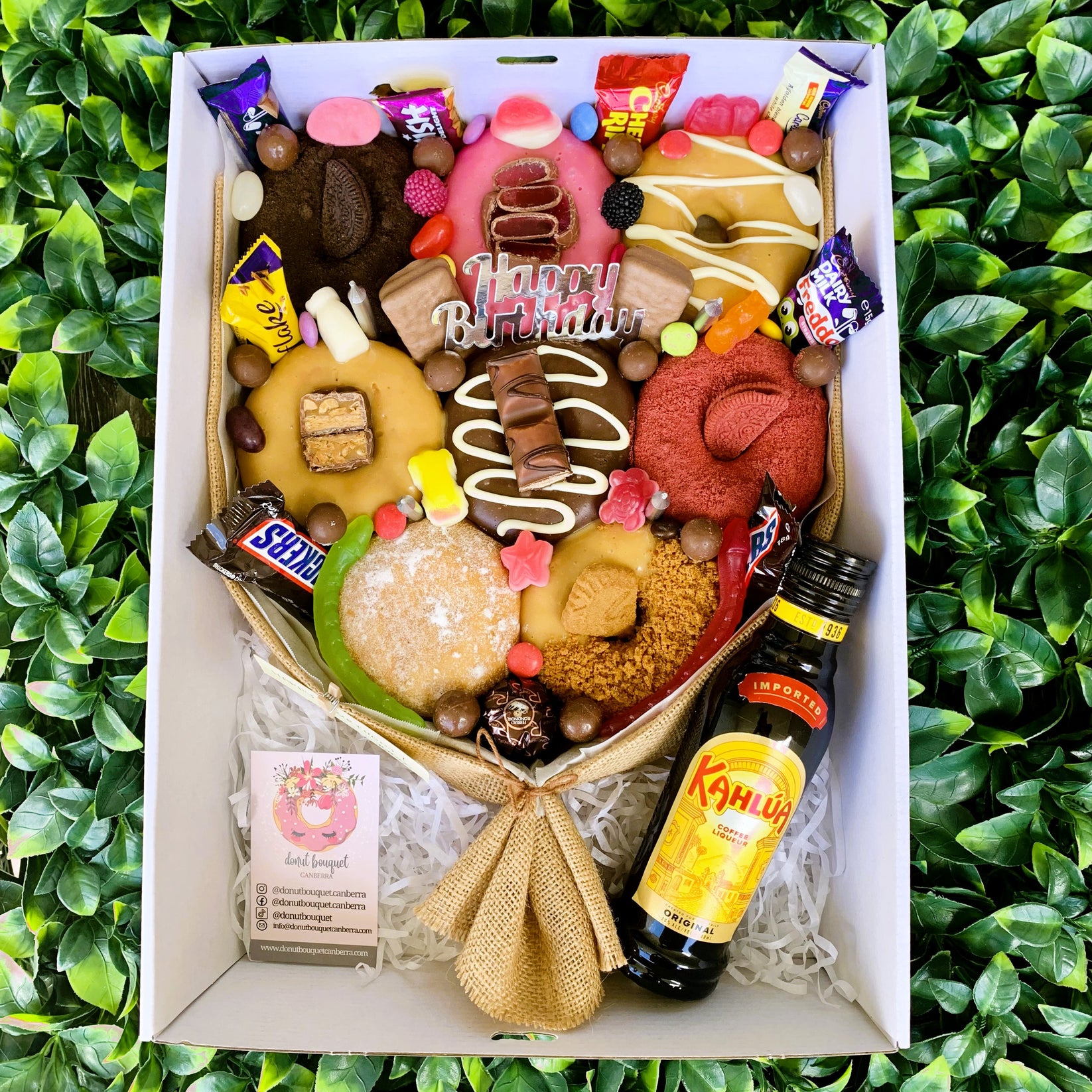 Birthday Gift Box Donut Delivery Canberra Donut Box Gift Delivery