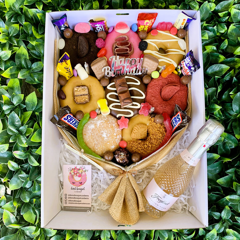 Birthday Gift Box Donut Delivery Canberra Donut Box Gift Delivery