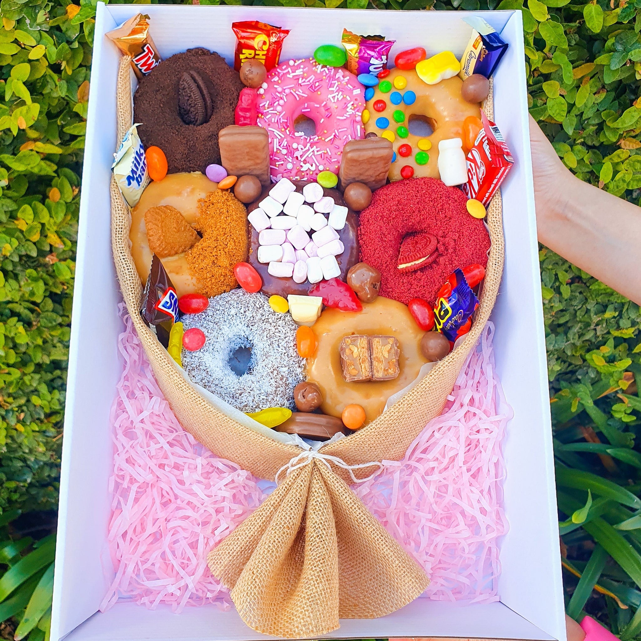 Thank You Gift Box Donut Delivery Canberra Donut Box Gift Delivery Canberra Birthday