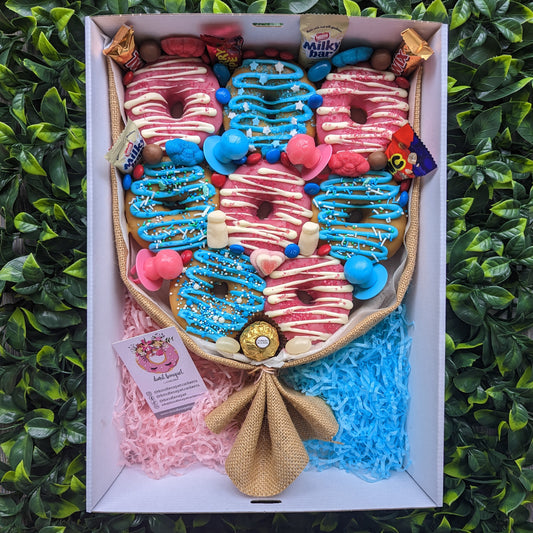 Baby Gender Reveal Gift Donut Bouquet [Medium]