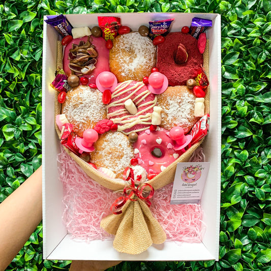 Baby Girl Gift Donut Bouquet [Medium]