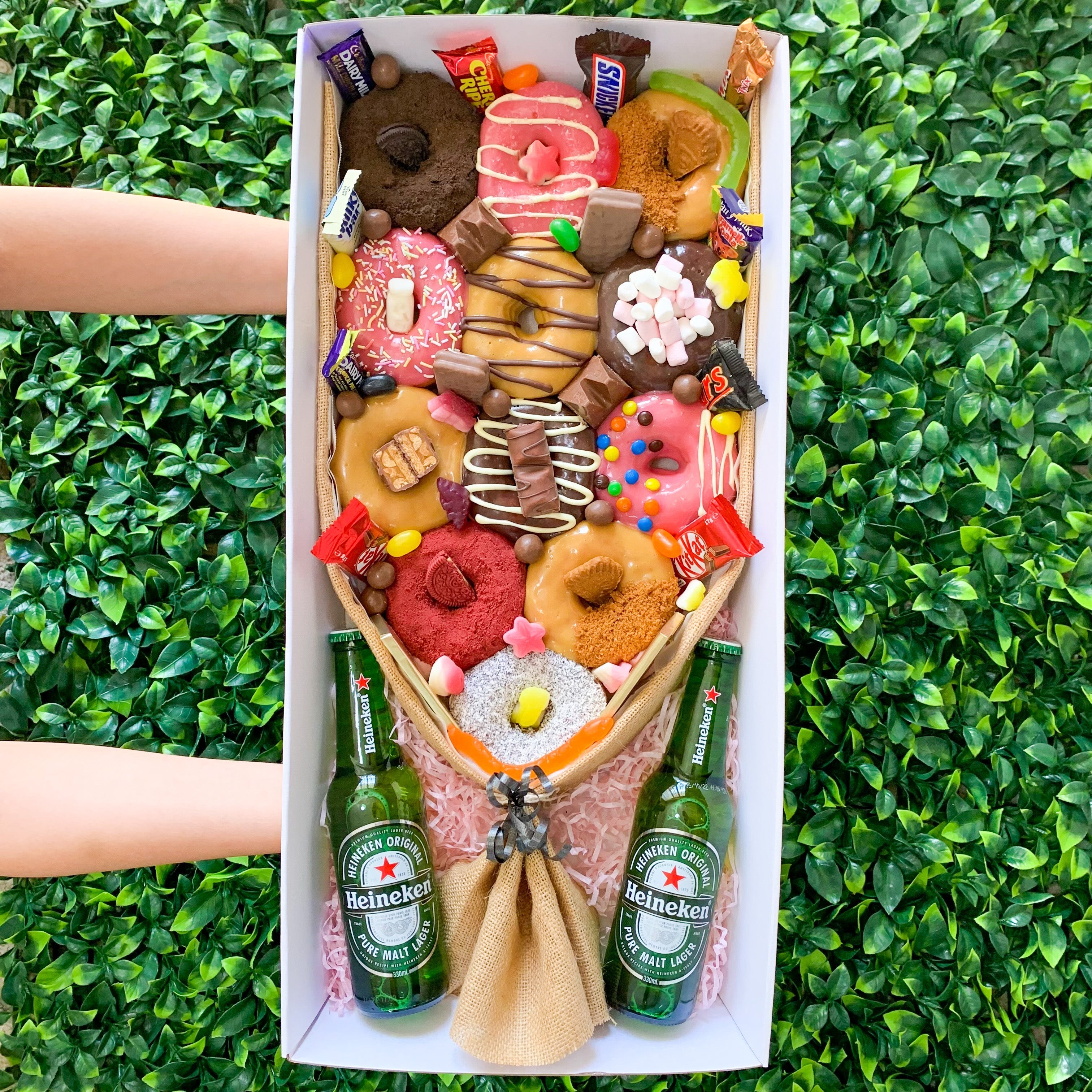 Thank You Gift Box Donut Delivery Canberra Donut Box Gift Delivery Donut Bouquet Canberra