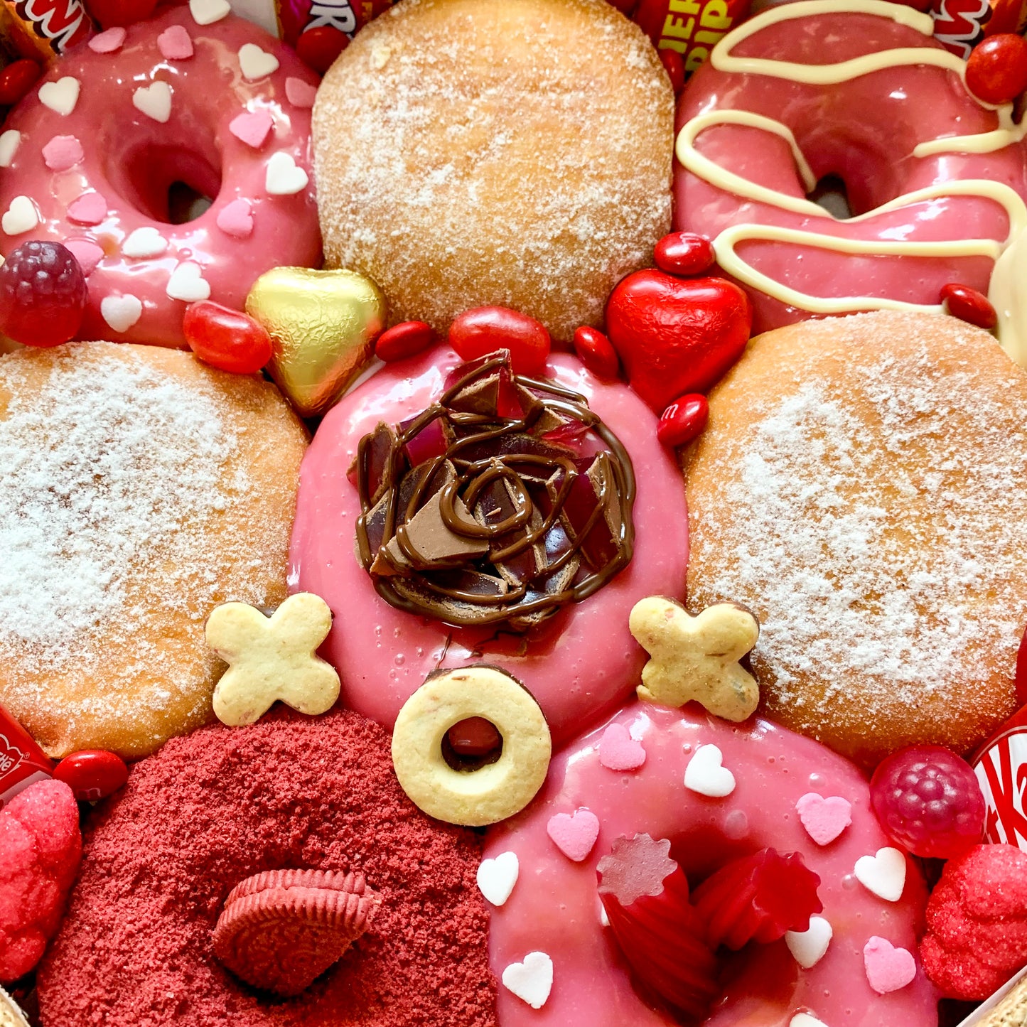 Same Day Delivery Canberra Anniversary Gift Box For Her Donut Delivery Canberra Donut Box